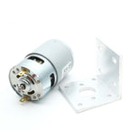 RS-775 DC 12V 24V 36V 48V 60V Dual Ball Bearing Motor 3400RPM 10000RPM 20000RPM Electric Tool DC Motor