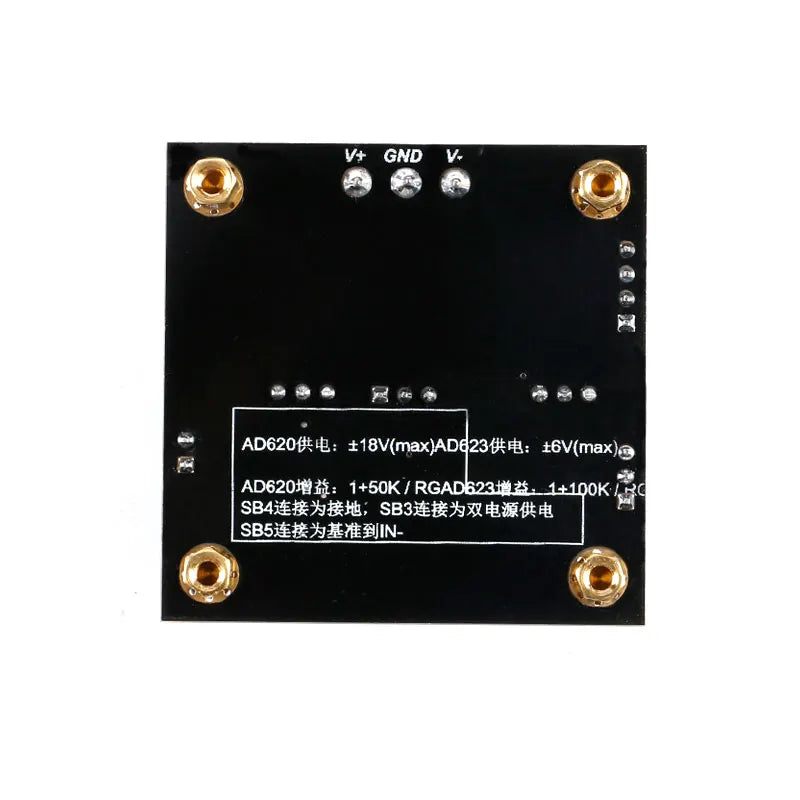 AD623 Instrumentation Amplifier Module Numerically Controlled MCP41100 Gain-Adjustable Differential Amplifier Module