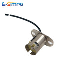 6pcs 1157 BA15D BAY15D 1156 BA15S BA9S Auto Car Turn Signal LED Light Bulb Wire Adapter Lamp Socket Holder