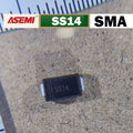 100PCS SS14 1A 40V Schottky Diode SMA ASEMI