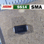 100PCS SS14 1A 40V Schottky Diode SMA ASEMI