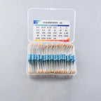 1% Resistor Set Resistance 2W Metal Film Resistors Kit 10Ohm ~1M Ohm 30Values Electronic Components Kit