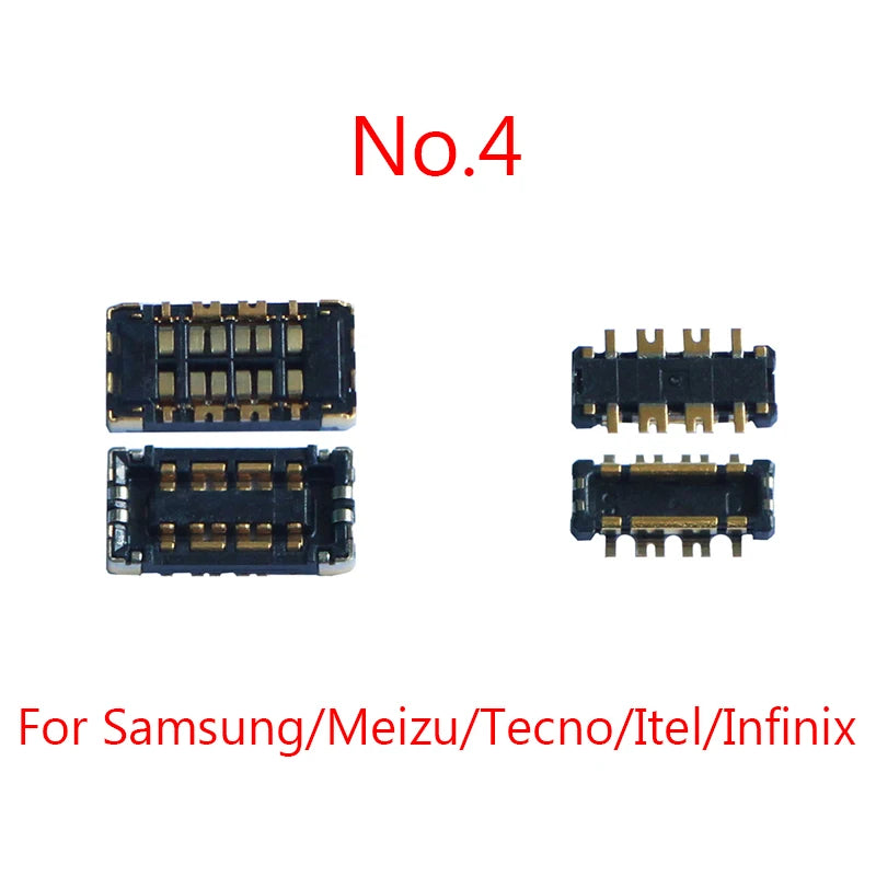 2sets Battery FPC Connector On Board For HUAWEI Honor Xiaomi Redmi Meizu OPPO VIVO Lenovo Samsung Sony ASUS Pixel Infinix Tecno