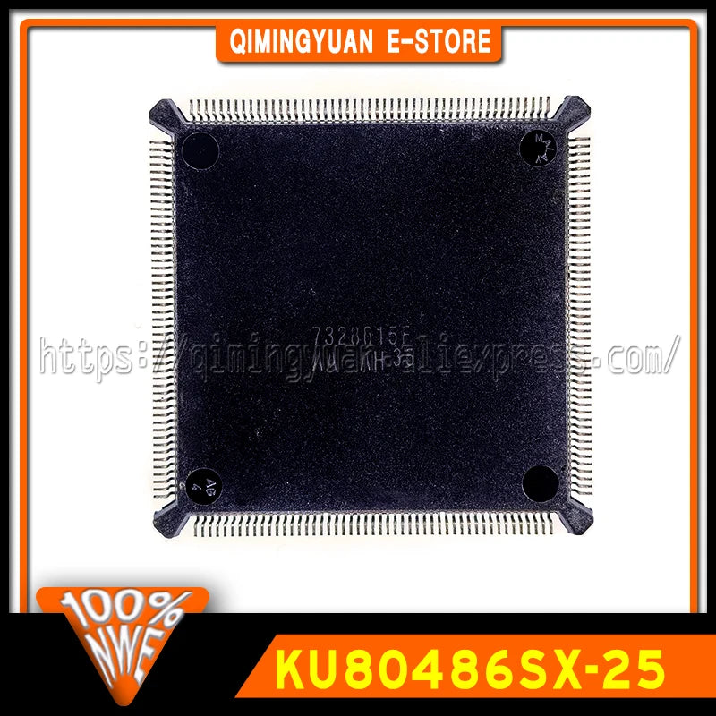 KU80486SX-25 QFP-196 486SX Series CPUs 100% New Original In Stock Classic processors with x86 architecture