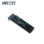 1-10pcs 0.91 Inch 128x32 IIC I2C White / Blue OLED LCD Display DIY Module SSD1315 Driver IC DC 3.3V 5V for Arduino