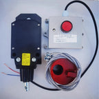 Wireless Limit Device Integrated over Roll Switch Counterweight Steel Wire Rope for On-Board Crane