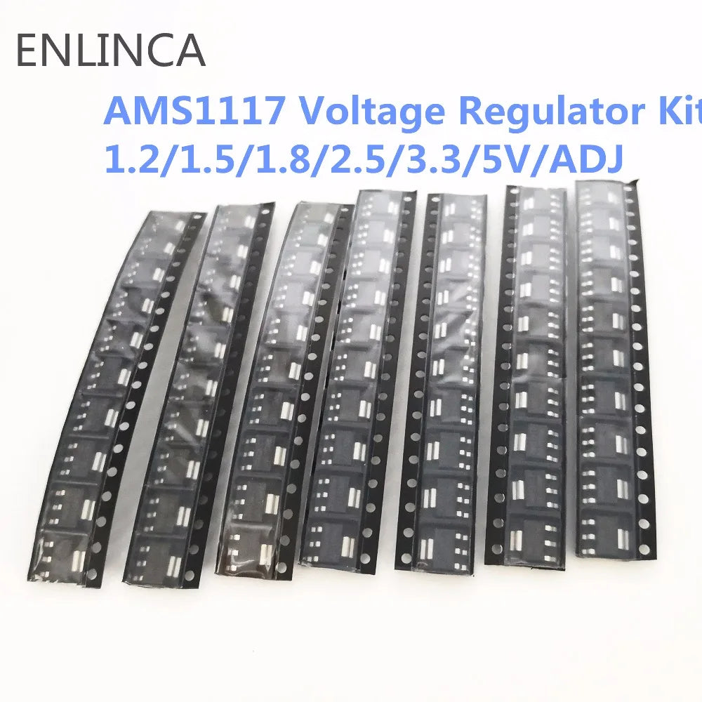 Voltage Regulator Kit AMS1117 1.2V/1.5V/1.8V/2.5V/3.3V/5.0V/ADJ AMS1117-1.2 AMS1117-1.8 AMS1117-2.5 AMS1117-3.3