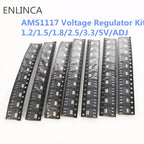 Voltage Regulator Kit AMS1117 1.2V/1.5V/1.8V/2.5V/3.3V/5.0V/ADJ AMS1117-1.2 AMS1117-1.8 AMS1117-2.5 AMS1117-3.3