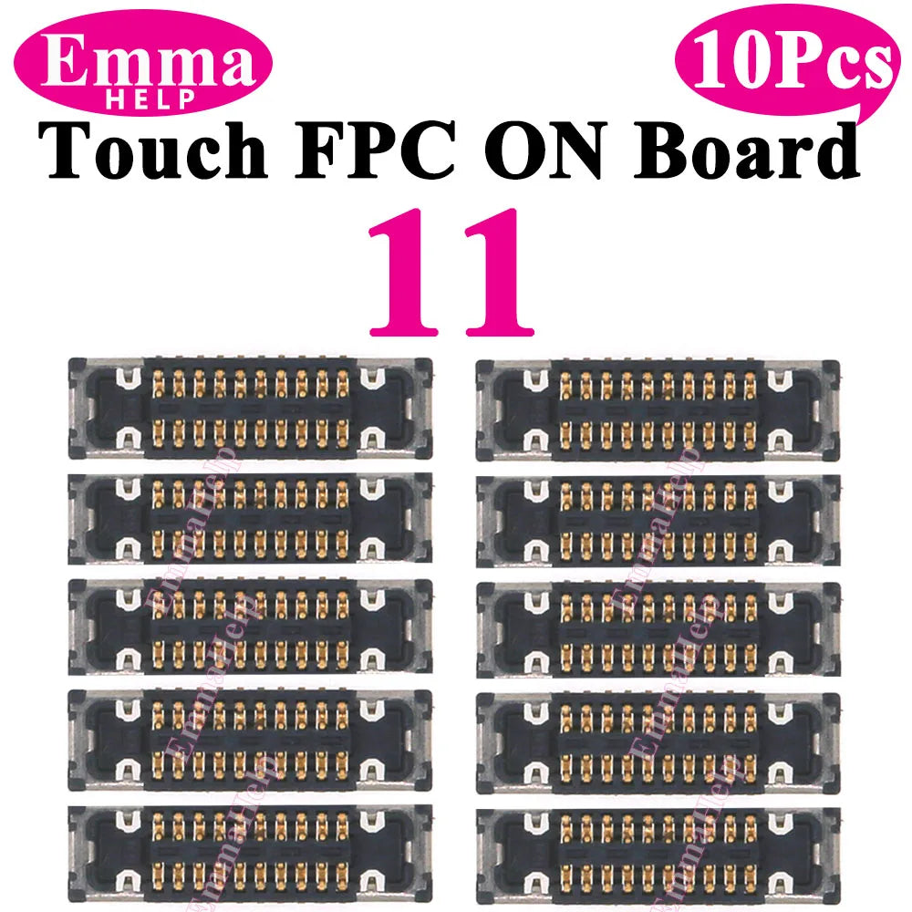 10Pcs LCD Display Touch FPC Connector for iPhone 17 17Pro 16 15 14 Pro Max Motherboard Logic Board Screen Plug Replacement