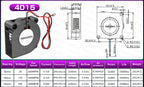 2PCS 5V USB Brushless Blower Cooling Fan USB Ventiliator Computer Case Cooler  PBT CPU Radiator USB Fan PC USB Gadgets