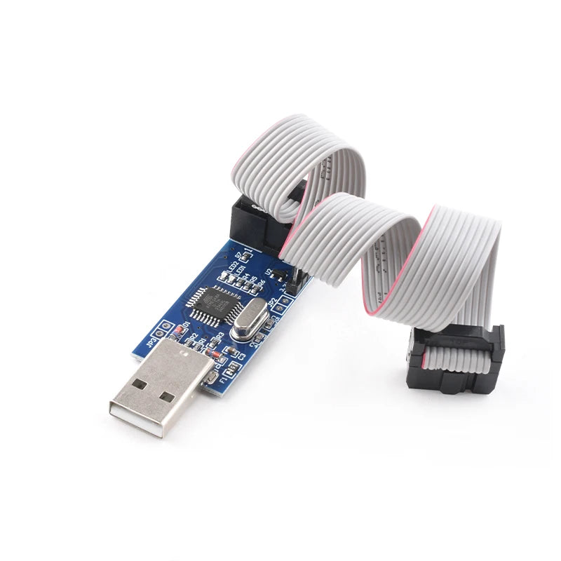 USBASP USBISP AVR Programmer USB ISP Downloader ATMEGA8 ATMEGA128 AVR USB ASP Downloader Firmware Update Tool for Arduino DIY