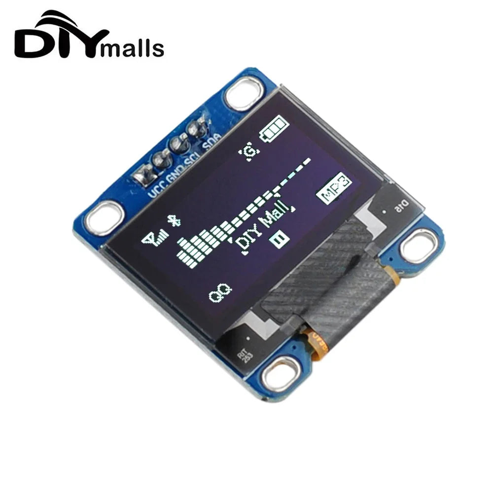 0.96" 1.3" Inch OLED Display Module White Yellow Blue I2C IIC Serial OLED LCD LED Screen for Arduino 51 MSP420 STIM32 SCR