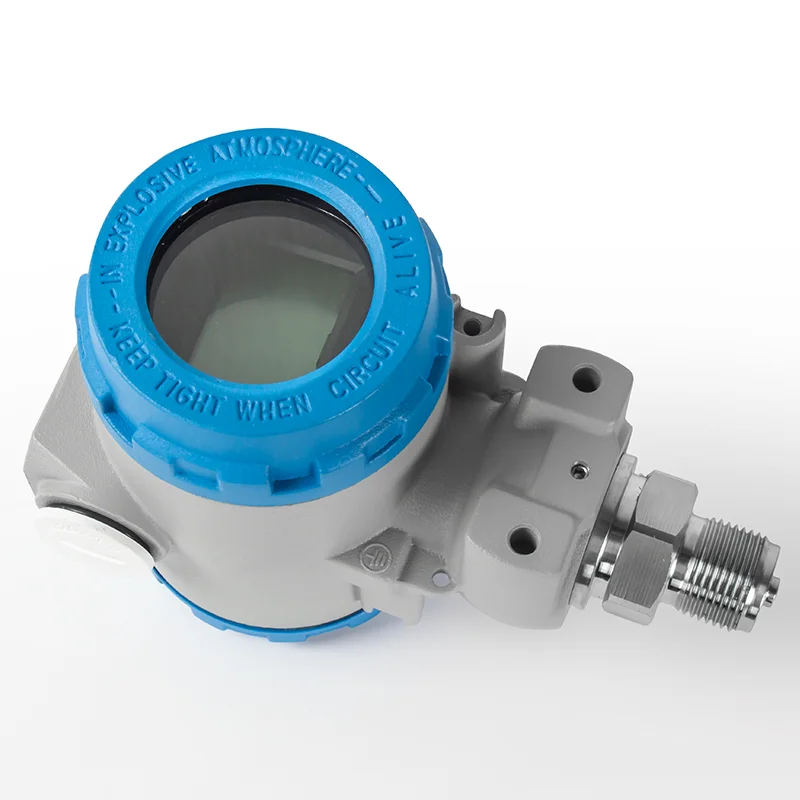 LCD Digital Display Pressure Sensor 0.1bar 1Mpa 1000psi 12-36VDC 4-20mA RS485 Output Pressure Transmitter for Water Gas Oil