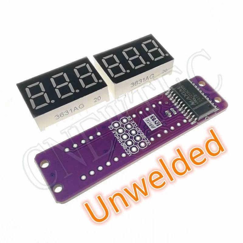 MAX7219 0.36 Inch 6 Bits Digital LED Display 7 Segment Module 6 Color Available for Arduino STM32 STC AVR ESP32 Unwelded