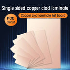 PCB Board FR4 Copper Clad Single Sided Prototype Laminate Circuit Board 7x10/10x15/15x20/20x30CM for DIY Electronics Projects