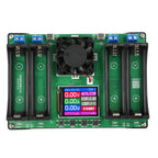 Battery Tester LCD Display Universal Battery Checker Analyzer Charger for 18650 Batteries 4 Channel Internal Resistance Tester