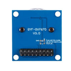 1pcs Adjustable Macro OV7670 Camera Module, with Universal CS Metal Adapter