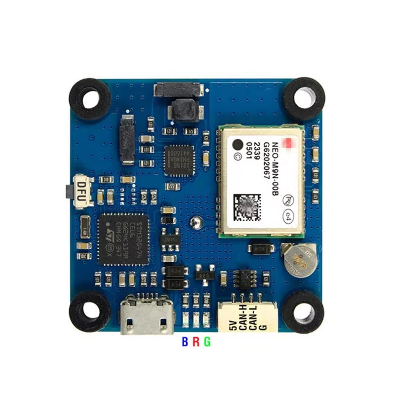 Mateksys M9N‑G4‑3100 GNSS Module, NEO‑M9N GPS with RM3100 Compass, DroneCAN CAN & MSP UART AP_Periph Peripheral for ArduPilot