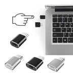 USB C Mouse Jiggler with Switch Button Mouse Mover 3 Jiggle Modes Mouse Shaker Keep Computer/Laptop Awake