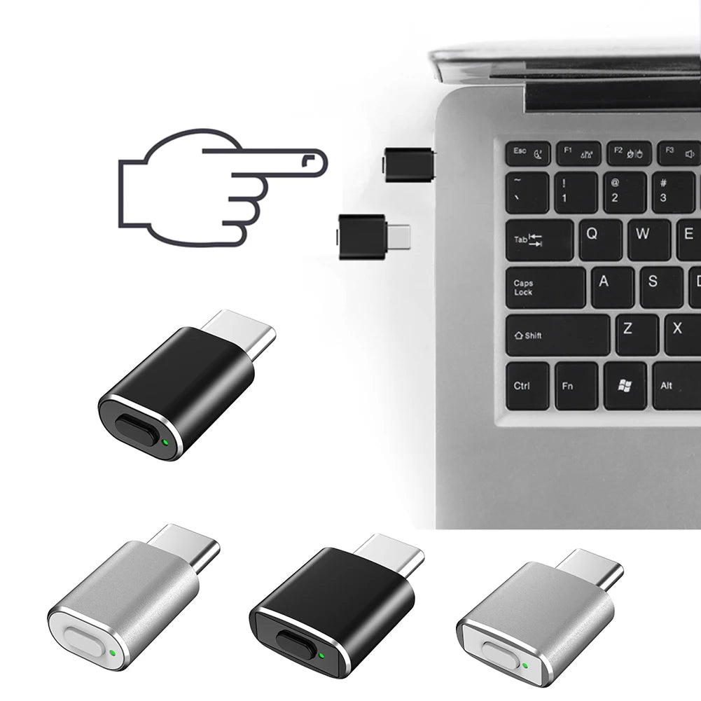 USB C Mouse Jiggler with Switch Button Mouse Mover 3 Jiggle Modes Mouse Shaker Keep Computer/Laptop Awake