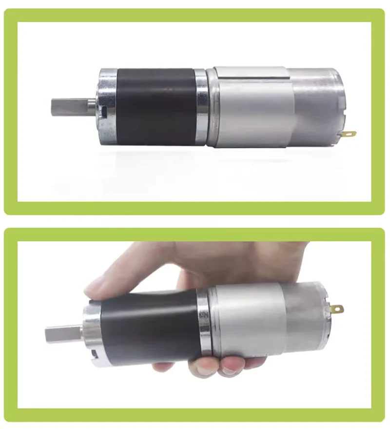 Max 200KG 42GP-775 Metal Planetary Geared DC Motor 12V~24V/1351RPM~7RPM High Torque and Forward/Reverse PWM Speed Regulation