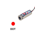 650nm 5mW Line/Cross/Dot RED Laser Module Head Adjustable Beam 3-5V 12MM Glass Lens Focusable Diode Head Industrial Class