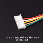 10PCS JST XH2.54 XH 2.54mm Wire Cable Connector 2P/3P/4P/5P/6 Pin Pitch Male Female Plug Socket 10cm/20cm/30cm Length 26AWG