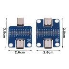 2026 NEW 1PCS Type C Male To Female USB 3.1 Test PCB Board Adapter 2.54mm Connector Socket Cable Data Transfer Test Wire Board