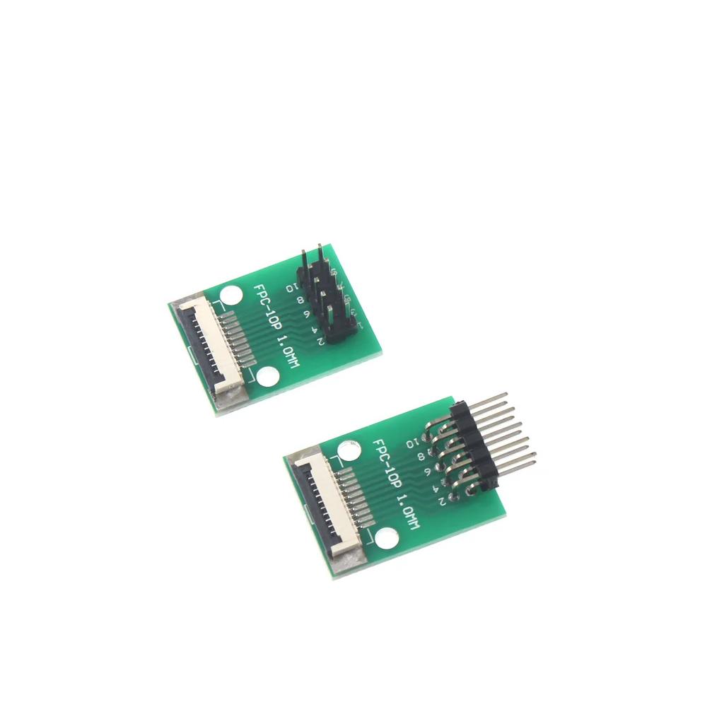 The FFC/FPC adapter plate is welded to the 1.0MM seat 1.0-2.54 and inserted into the 4P 5P 6P 8P 9P 10P 14P 15P 16P 20P 22P 24P