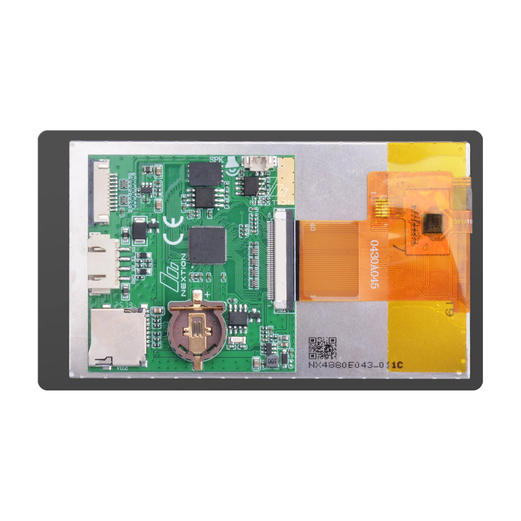 NEXTION NX4880E043-011C 4.3" Edge Series HMI Touch Display LCD-TFT Capacitive Screen Panel Module Built-in RTC Without Enclosure