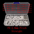 1Box PH2.0 / XH2.54 2/3/4/5 Pin Terminals Kit Male Female Plug Housing Header JST Wire Connector PH 2.0mm XH 2.54mm Pitch