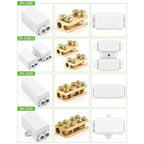 High Power 60A/80A/100A 400V/1000V 1.0-16mm2 No disconnection Wire Connector Cable Splicing Wiring Terminal Block Junction Box