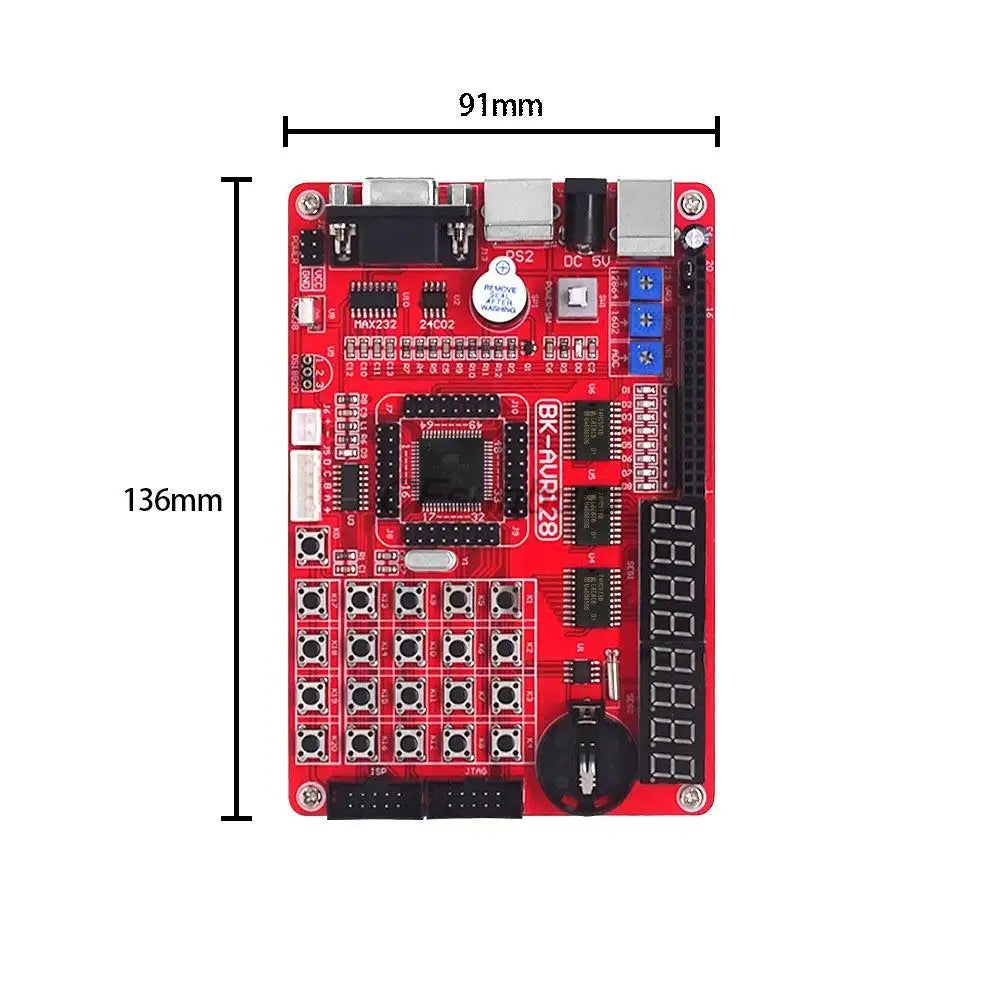 AVR Microcontroller ATMEGA128A Development Learning Experimental Board