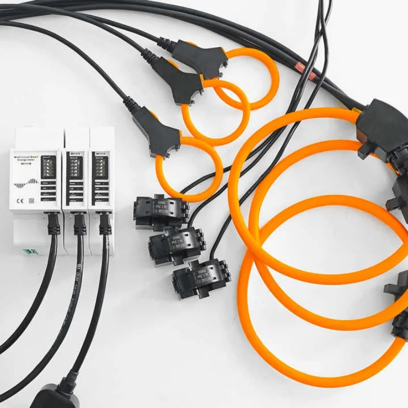 Multi Sensors Power Meter ME131 Multi-Circuit Smart Multi Function Meter Rogowski Coil Electricity Energy Meter