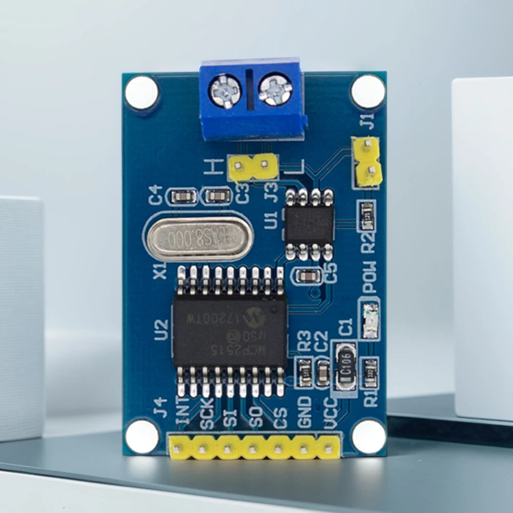 MCP2515 CAN Bus Module Board SPI Module TJA1050 Receiver Interface Module for 51 MCU ARM Controller for Arduino DIY
