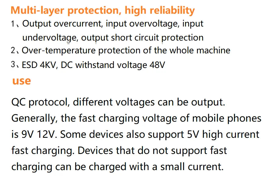 USB QC2.0 QC3.0 DC-DC Step-Down Module Buck Converter 6-32V 9V 12V 24V to 5V Fast Charger Circuit Board