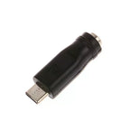 1/2pc DC Power Adapter Converter 5.5x2.1mm Female Jack To USB Type C Male Connector