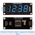 2~50Pcs TM1637 0.56 Inch 4 Digit 7 Segment LED Digital Tube Display Module With Clock Dot For Arduino Electronic Clock Project