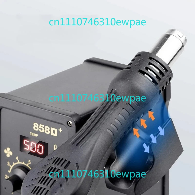 Professional 858D Hot Air Gun Rework Station for SMD SMT BGA Electronic Repair 110V 220V