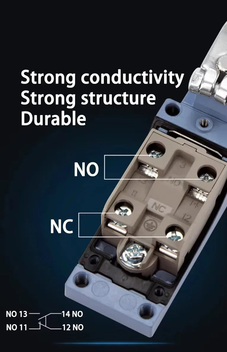 CNTD TZ-8166 Waterproof Travel Switch Momentary Compact Spring Stick Rod Limit Switch Vertical Limit Switch IP65