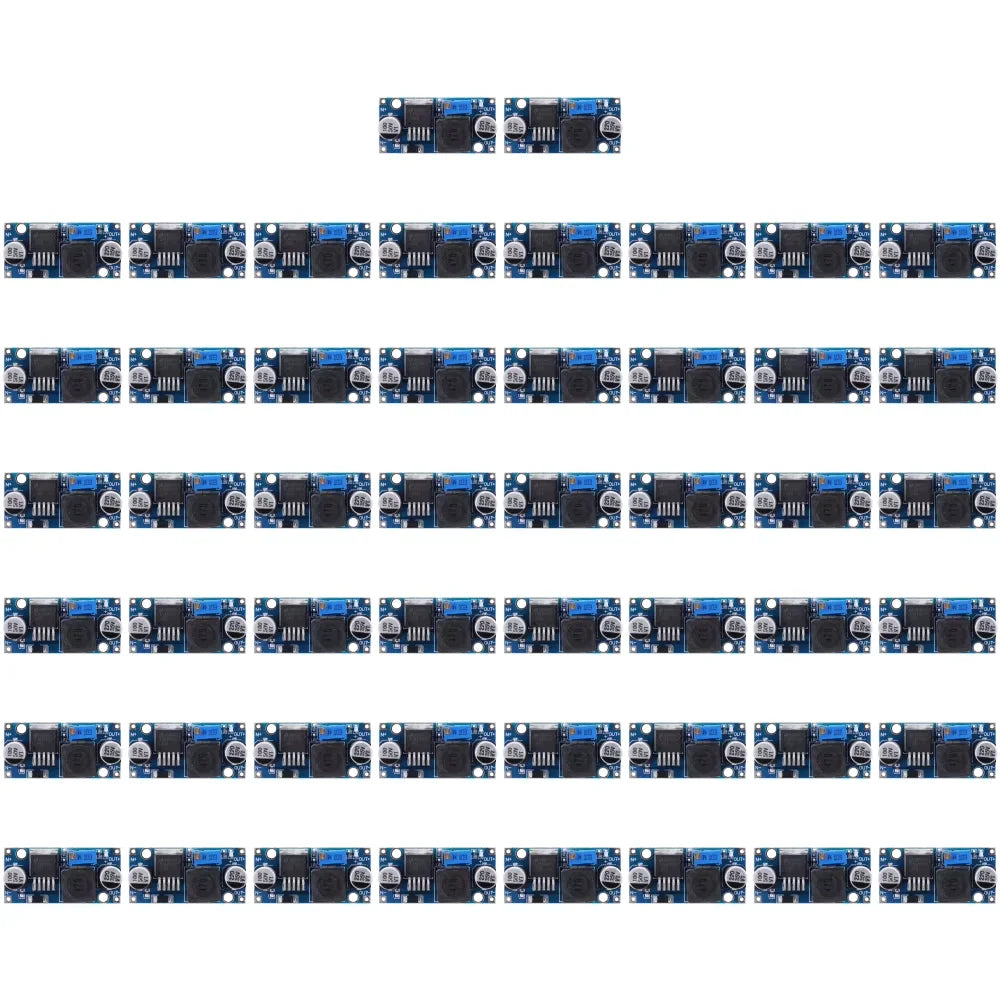 100-1pcs LM2596S DC-DC Step-Down Power Supply Module 3A Adjustable Step-Down Module LM2596 Voltage Regulator 3.2V-46V