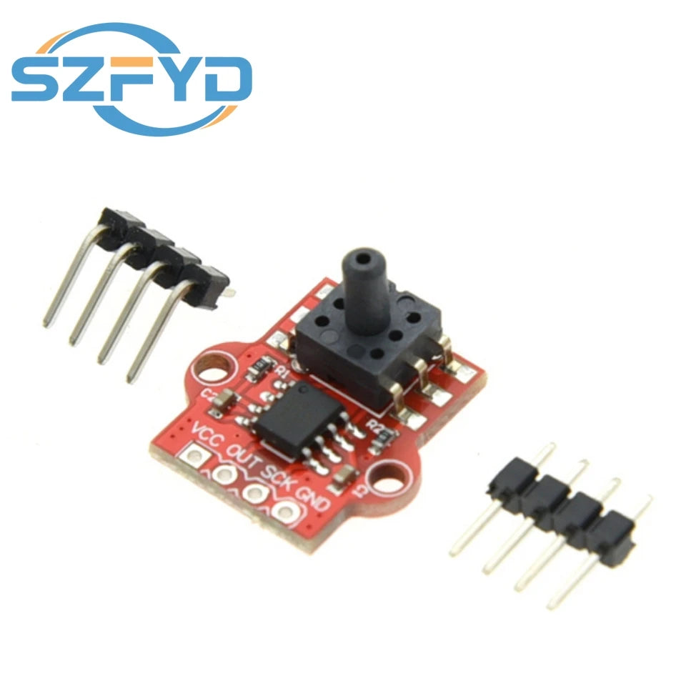 3.3-5V Digital Barometric Pressure Sensor Module Liquid Water Level Controller Board 0-40KPa Connect 2.5mm Soft Tube For Arduino