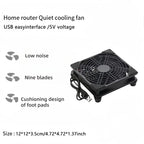 120x120x25mm 5V USB Power Cooling Case Fan For Receiver DVR Xbox TV Box Router