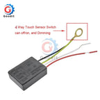 AC220V 1A Electrical Equipment Table light Parts On/off 1/4 Way Touch Control Sensor Desk light Parts Touch for Bulb Lamp Switch