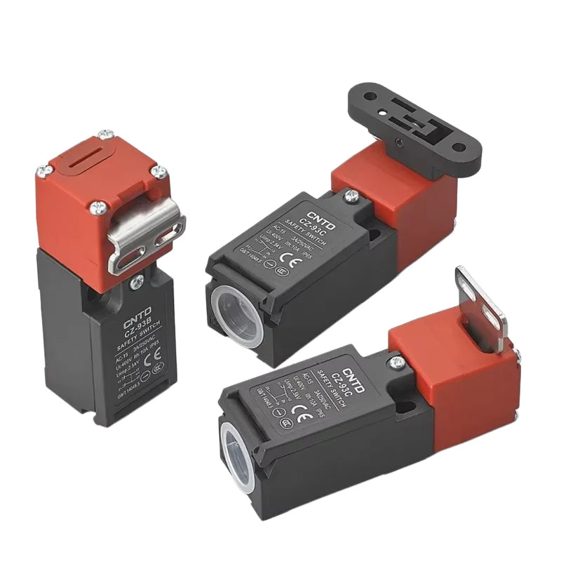 Safety Door Interlock Limit Switch CNTD CZ‑93CPM, plastic housing, IP65 waterproof, 10A 250VAC, 1NO1NC contact, for industrial m