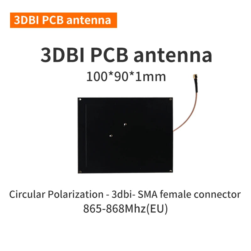 UHF RFID Antenna 3dbi 5dbi Gain Circular Polarization Antenna SMA Female Connector RFID UHF PCB Antenna for Shelf Management