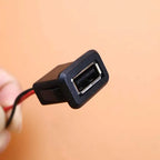 1/5pcs 2Pin 4Pin USB 2.0 Female Power Jack 2P 4P USB A Charging Port Connector With DIY Cable PH2.0 Terminal USB Charger Socket