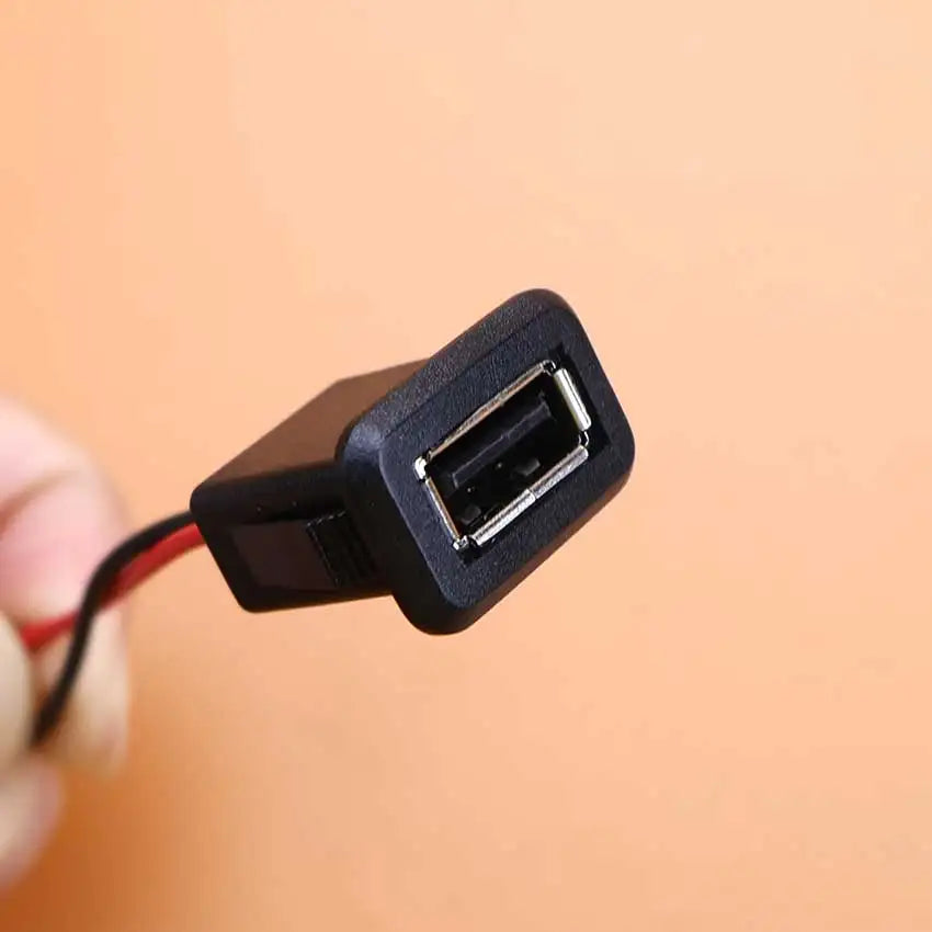 1/5pcs 2Pin 4Pin USB 2.0 Female Power Jack 2P 4P USB A Charging Port Connector With DIY Cable PH2.0 Terminal USB Charger Socket