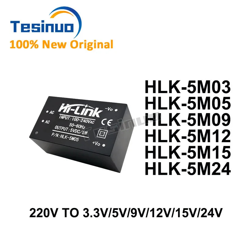 1/PCS New HLK-5M03 5M03 HLK-5M05 5M05 HLK-5M09 5M09 HLK-5M12 5M12 HLK-5M15 5M15 HLK-5M24 AC-DC Isolated power module In Stock