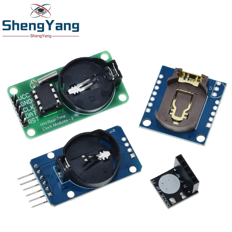 DS1302 DS1307 DS3231 AT24C32 IIC Module Precision Clock Module DS3231SN Memory Module Real Time Module 3.3V 5V For Raspberry Pi